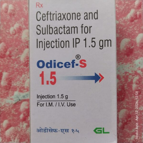 Odicef S 1.5 g Injection